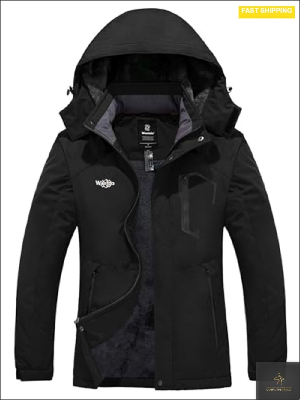 Waterproof Ski Jacket Fleece Lined Women's Winter Coat